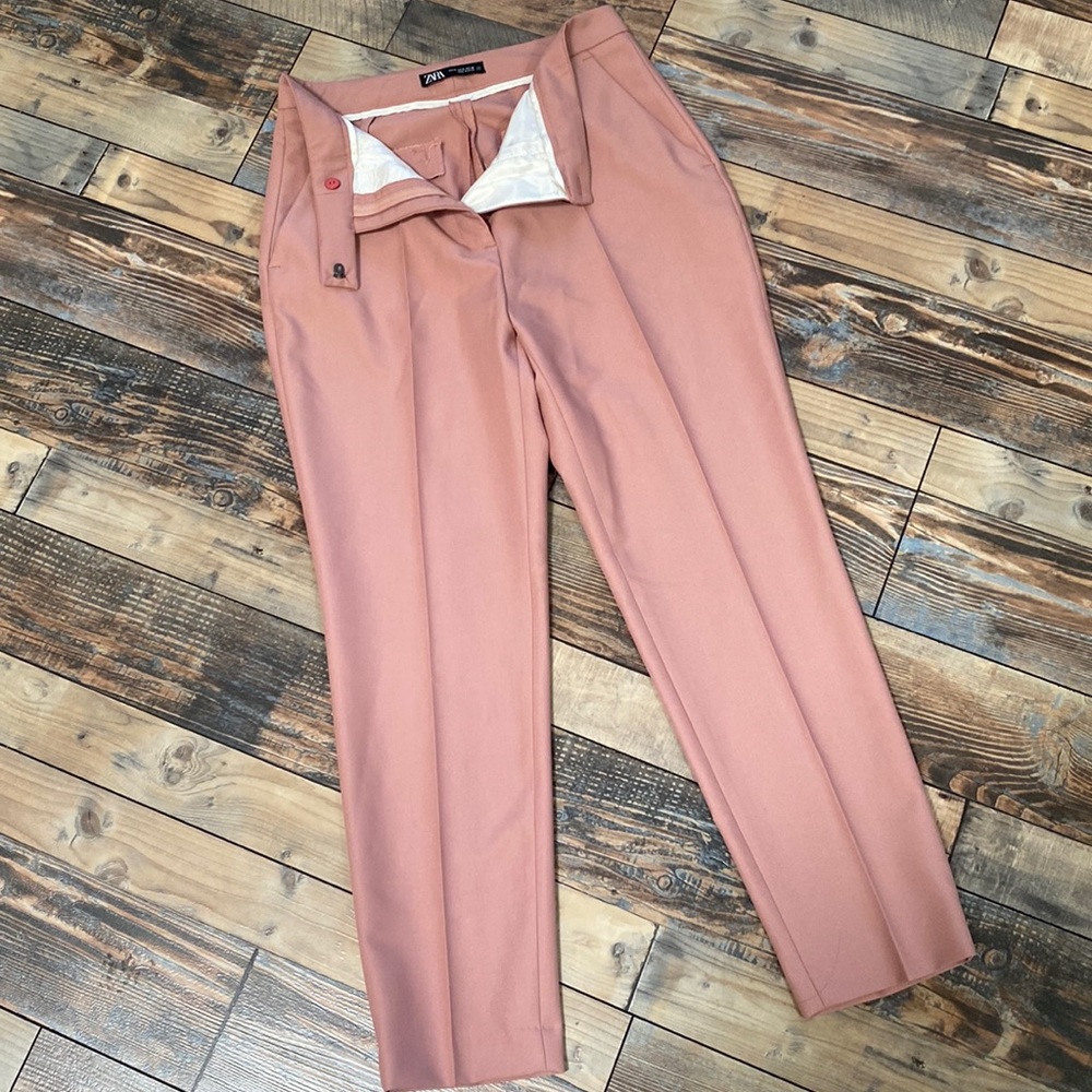 Zara high waisted trousers